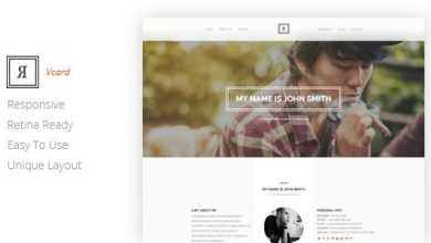Photo of [Download-S2] RIVAL One Page Vcard Template