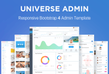 Photo of [Download-S2] UniverseAdmin - Powerful & Responsive Bootstrap 4 Admin Dashboard Template