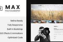 Photo of [Download-S2] Max Photography - Photographer HTML Template