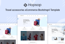 Photo of [Download-S2] Hopsop - Travel Accessories HTML Template