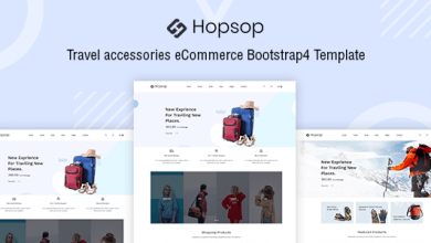 Photo of [Download-S2] Hopsop - Travel Accessories HTML Template