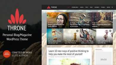Photo of [Download-S2] Throne v1.6.1 - Personal Blog/Magazine WordPress Theme