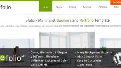 Photo of [Download-S2] efolio - Themeforest Business and Portfolio WP Theme