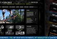 Photo of [Download-S2] Sport and Grunge - Themeforest WordPress Shop & Newsletter