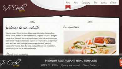 Photo of [Download-S2] Te Contei Restaurant Themeforest Template