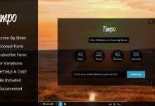 Photo of [Download-S2] Tempo - Full Screen Coming Soon Themeforest Template