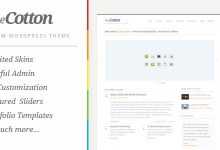 Photo of [Download-S2] The Cotton 1.1.4 - Powerful Minimalistic Themeforest WP Theme