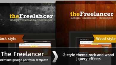 Photo of [Download-S2] The Freelancer - Themeforest Premium Grunge Portfolio 2 in 1