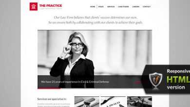 Photo of [Download-S2] The Practice - Lawyer, Legal Offices Themeforest HTML