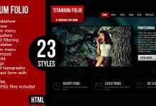 Photo of [Download-S2] Titanium Folio - Themeforest Premium HTML Theme