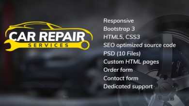 Photo of [Download-S2] Car Repair Services & Auto Mechanic HTML website template