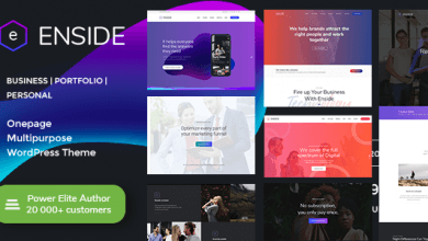 Photo of [Download-S2] Enside v1.2.4 - Multipurpose Onepage WordPress Theme