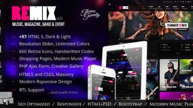 Photo of [Download-S2] Remix - Themeforest Music and Band HTML5 Template