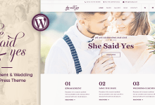 Photo of [Download-S2] SheSaidYes v1.1.1 - Engagement & Wedding WordPress Theme