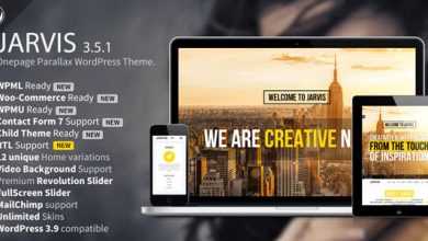 Photo of [Download-S2] Jarvis v3.5.1 - Onepage Parallax WordPress Theme