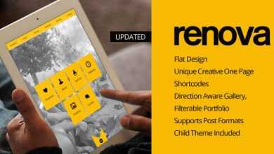Photo of [Download-S2] RENOVA - Themeforest WordPress One Page Responsive Portfolio