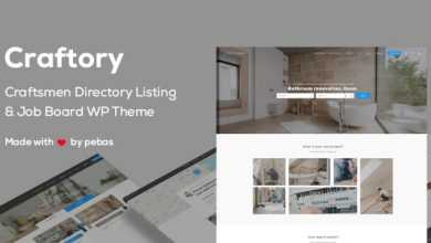 Photo of [Download-S2] Craftory v1.2.0 - Directory Listing Job Board Theme