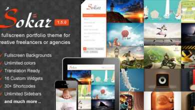 Photo of [Download-S2] Sokar - Themeforest Responsive Fullscreen Portfolio WP Theme