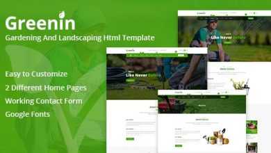 Photo of [Download-S2] Greenin - Environment HTML Template