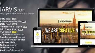 Photo of [Download-S2] Jarvis v3.7.1 - Onepage Parallax WordPress Theme