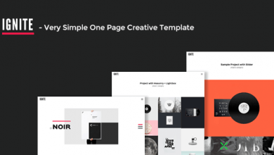 Photo of [Download-S2] IGNITE - Very Simple One Page Creative Template