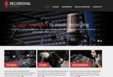Photo of [Download-S2] Recording Studio - Templatemonster Responsive Website Template