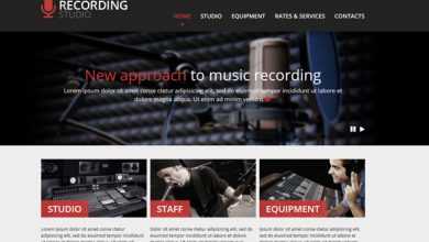 Photo of [Download-S2] Recording Studio - Templatemonster Responsive Website Template