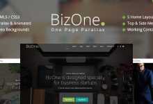 Photo of [Download-S2] BizOne v1.1 - One Page Parallax