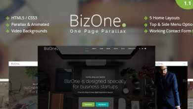 Photo of [Download-S2] BizOne v1.1 - One Page Parallax