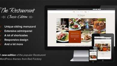 Photo of [Download-S2] The Restaurant: Classic Edition Themeforest WP