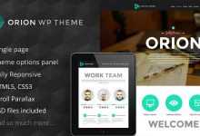 Photo of [Download-S2] Orion - Responsive One Page Wordpress Template