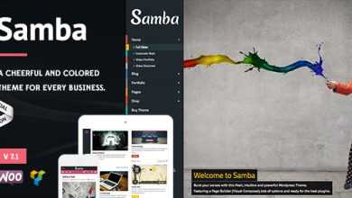 Photo of [Download-S2] Samba v7.0 - Colored WordPress Theme