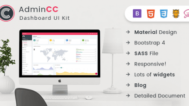 Photo of [Download-S2] AdminCC v1.2 - Bootstrap Material Design Premium Admin Dashboard