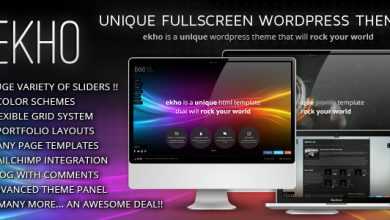 Photo of [Download-S2] Ekho - Themeforest Unique Responsive WordPress Theme