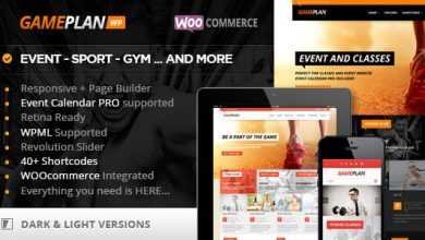 Photo of [Download-S2] Gameplan - Event and Gym Fitness Wordpress Theme