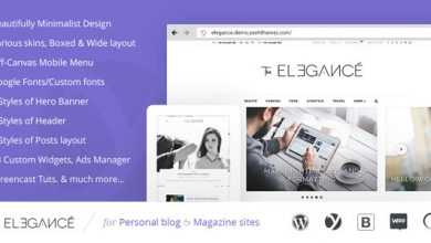 Photo of [Download-S2] Elegance v1.0.3.3 - A Flawlessly Minimalist Blogging theme