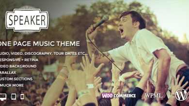 Photo of [Download-S2] Speaker - One Page Music Wordpress Theme