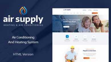 Photo of [Download-S2] AirSupply v1.0 - Air Conditioning and Heating Services Site Template