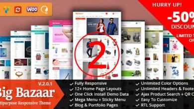 Photo of [Download-S2] BigBazaar v2.0 - Multipurpose Responsive Ecommerce Theme