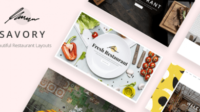 Photo of [Download-S2] Savory v1.3 - A Beautiful Restaurant WordPress Theme