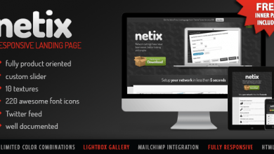 Photo of [Download-S2] Netix - responsive landing page