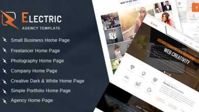 Photo of [Download-S2] Electric - Multipurpose HTML Site Template