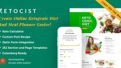 Photo of [Download-S2] Ketocist v1.2.6 - Keto Diet WordPress Theme
