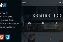 Photo of [Download-S2] GraphX - Responsive Coming Soon Page Template