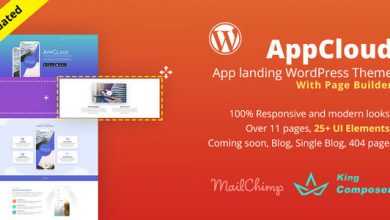 Photo of [Download-S2] AppCloud v1.0.6 - App Landing WordPress Theme