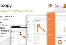 Photo of [Download-S2] Snoopy v1.0 - Multipurpose Bootstrap Admin Dashboard Template + UI Kit