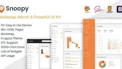 Photo of [Download-S2] Snoopy v1.0 - Multipurpose Bootstrap Admin Dashboard Template + UI Kit