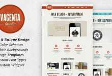 Photo of [Download-S2] Vagenta - Clean and Unique Themeforest WP Template