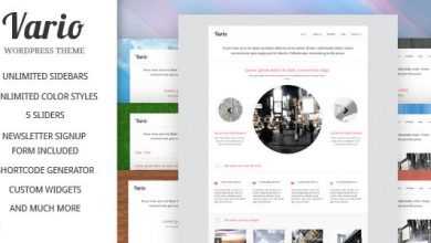 Photo of [Download-S2] Vario - Themeforest Premium Theme