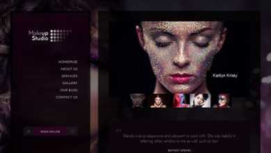 Photo of [Download-S2] Makeup - Barbershop, Make-up, Spa, Beauty, Manicure HTML Template